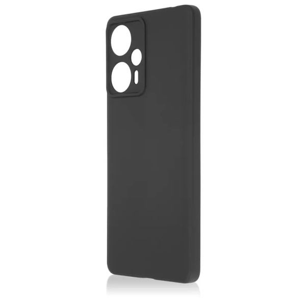 Чехол Brosco для POCO F5, матовый, чёрный